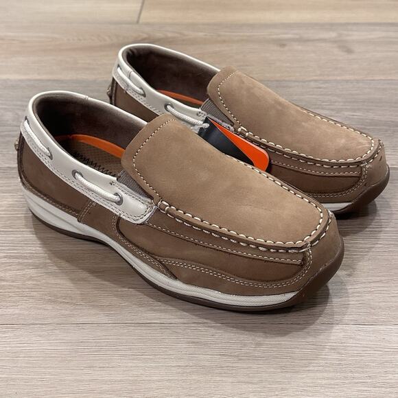Rockport Works NIB Women's 7.5 Sailing Club Work Boat Shoes Steel Toe - Picture 6 of 12
